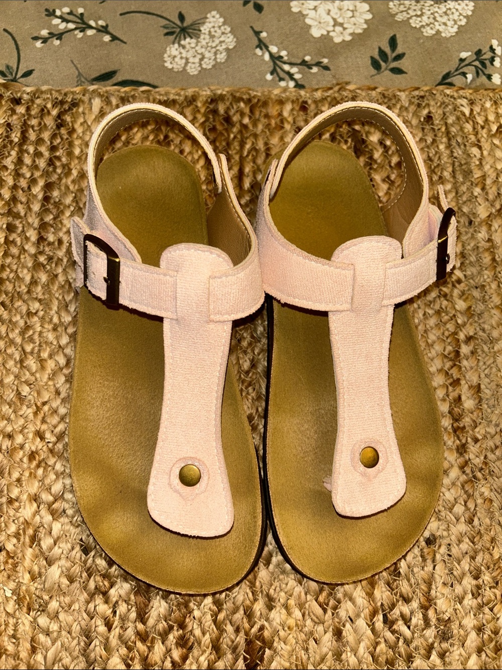 Solecia Women’s Light Pink T-Strap Slingback Sandals - Everyday Comfort Sz 36